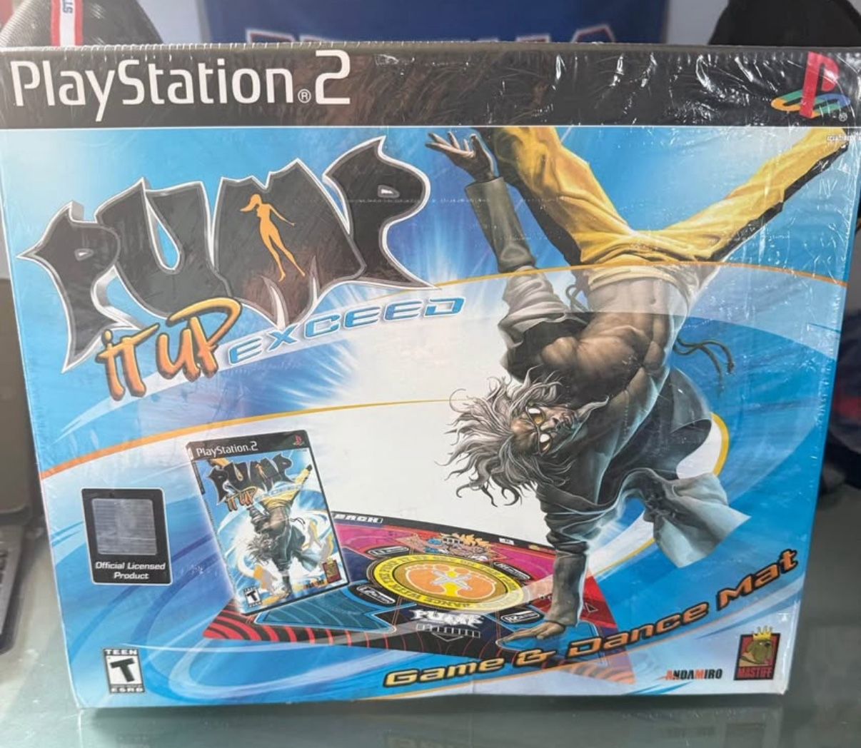 Pump It Up: Exceed Bundle (Sony PlayStation 2,2005 PS2) Game Dance Pad! 