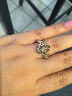 925 Sterling silver ring with marcasite stone size 8.. $15