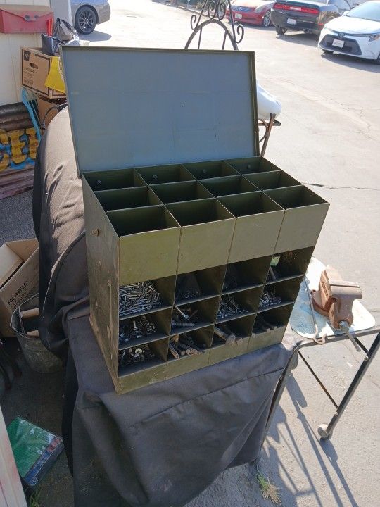 Metal Parts Container Box