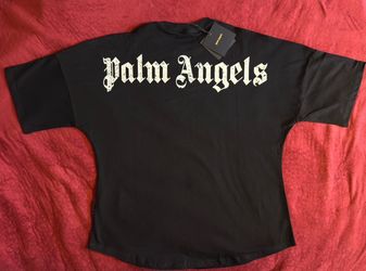 T-Shirt Palm Angels Oversized Negra - Nueva / Original
