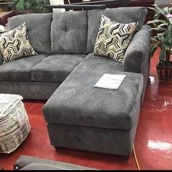 Nice Grey Couch With Chaise!