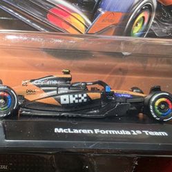 McLaren Formula 1 Team 1:64 scale die-cast car. Lando Norris (#4)