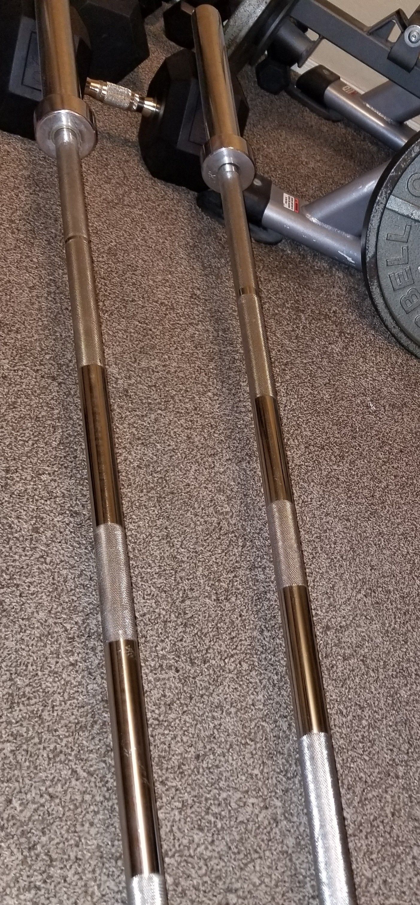 2 7 foot barbells for Sale in Gilbert, AZ OfferUp