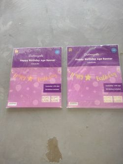 Happy Birthday Banners