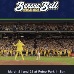 Savannah bananas Saturday 03/21