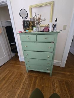 Green dresser