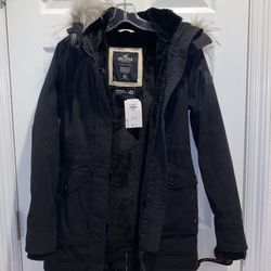 Hollister Black Coat Jacket
