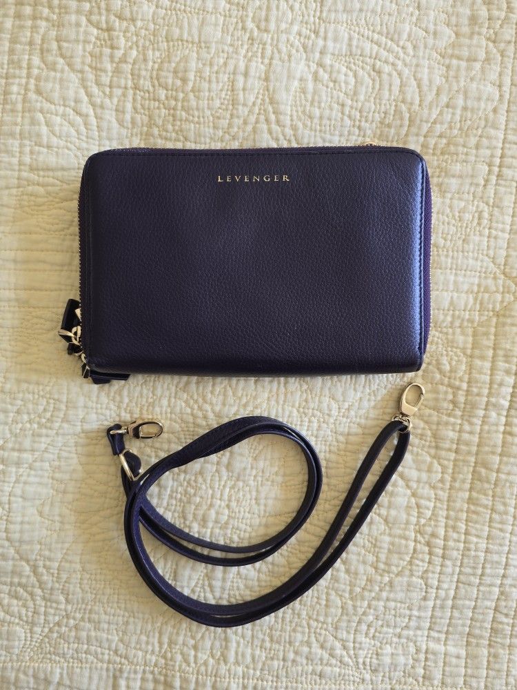 Purple Leather Bag