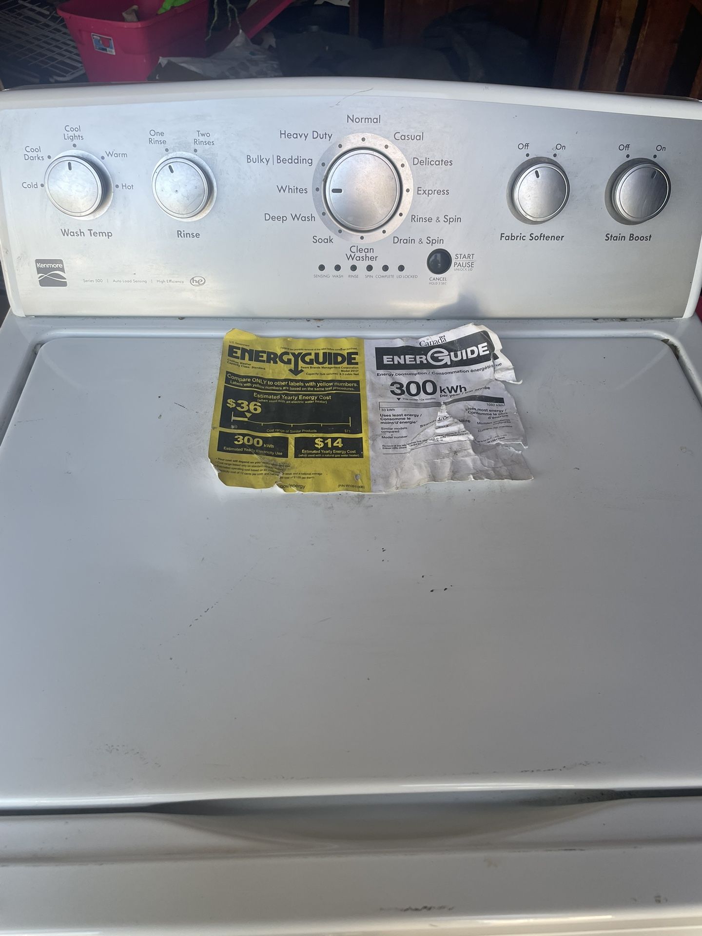 Kenmore Washer (OBO)