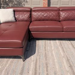 Red Sectional Couch, DELIVERY AVAILABLE!!