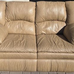 Leather Sofa, Loveseat, and Chair - All Recline