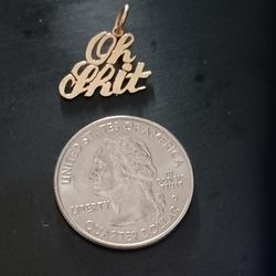 14k Gold Pendant $65