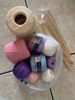 DMC Crochet Cotton & Knitting Needles