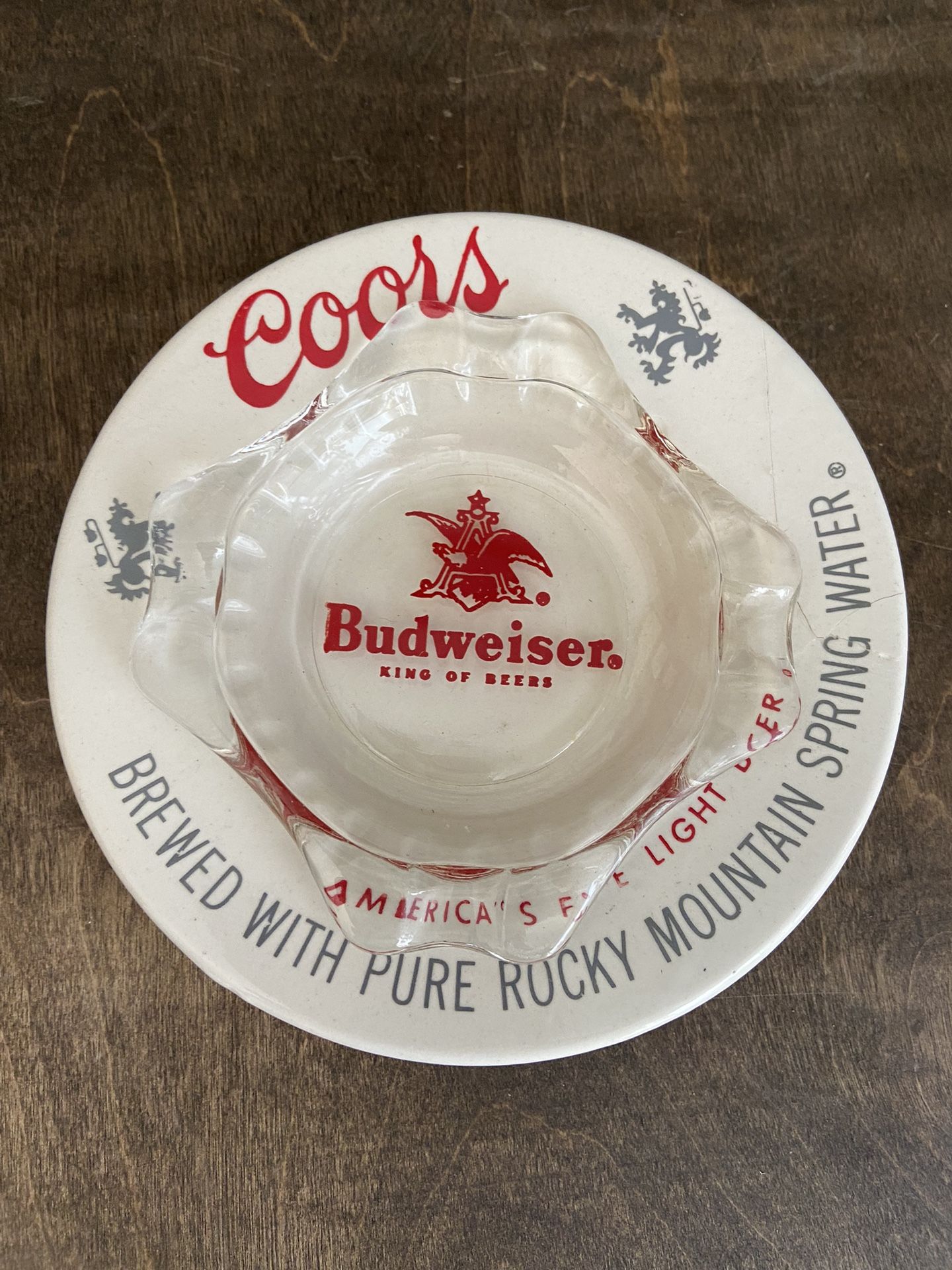 Vintage Beer Ashtrays