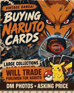 TRADE VINTAGE NARUTO FOR POKEMON