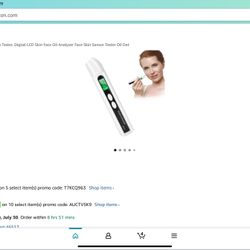 Digital Monitor For Skin,Skin Tester, Digital LCD Skin Face Oil Analyzer Face Skin Sensor Tester Oil Detector.