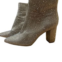 Gold Betsy Johnson Booties
