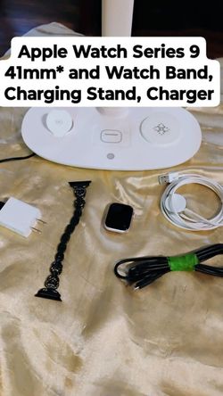 Apple Watch Series 9 41mm* and Watch Band, Charging Stand, Charger