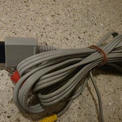 Nintendo Wii Console Audio / Video Cable (AV Cord)