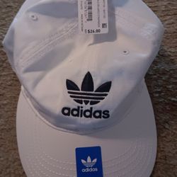 Adidas Black And White Multi Gender Hat