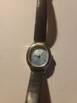 Vintage women's blue face watch