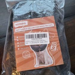 Pet inflatable surgical collar