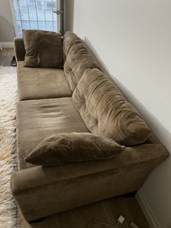 Two piece sofa and love seat set