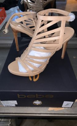 Size 7 Nude Adya Bebe High Heels