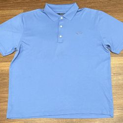 Men’s XL Light Blue Polo Casual Short Sleeve Shirt 