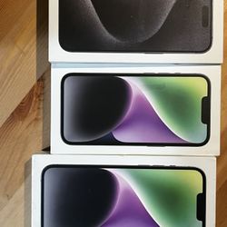 iPhone 15 Pro 128gb, iPhone 14 256gb, iPhone 14 Plus 128gb