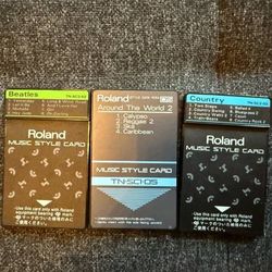 Roland Music Style Cards: Beatles, Around the World, Country
