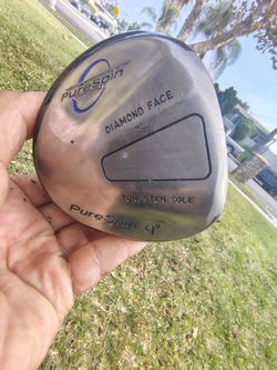 46 IN PURE SPIN 9 DEG DIAMOND FACED DRIVER GOLF CLUB W FAT GRAPHIT