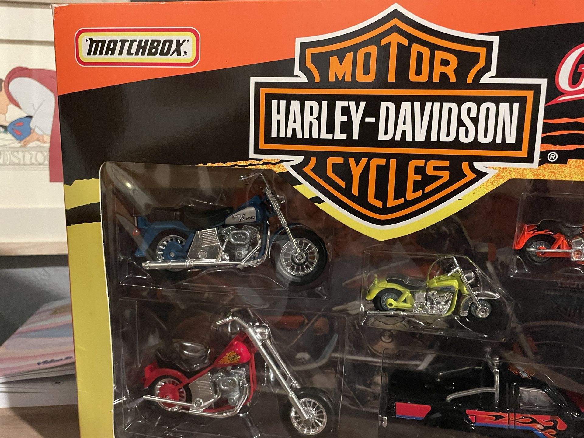 Matchbox Harley Davidson Gift Set New In 13”x17” Poster