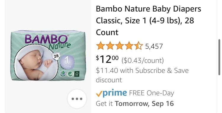 Bambo Nature Diapers