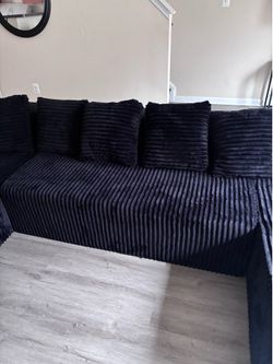 Corduroy Sectional U-shaped Sofa