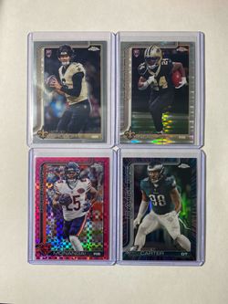 2025 Topps Chrome Football card lot(Lot of 4)