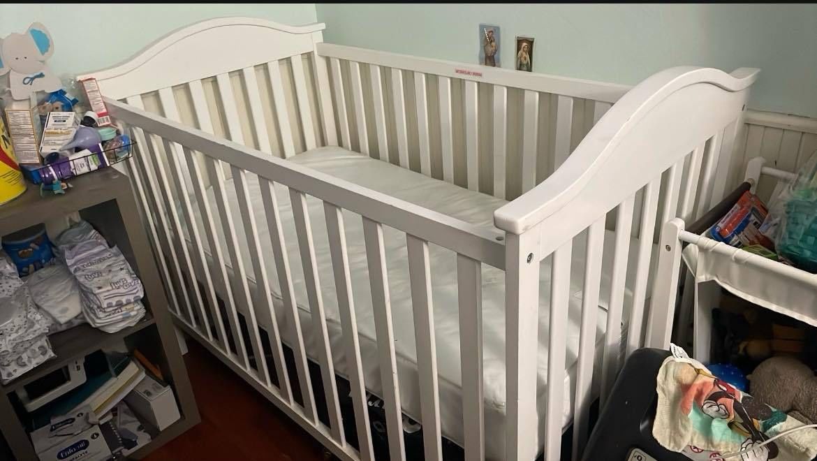 White Baby Crib