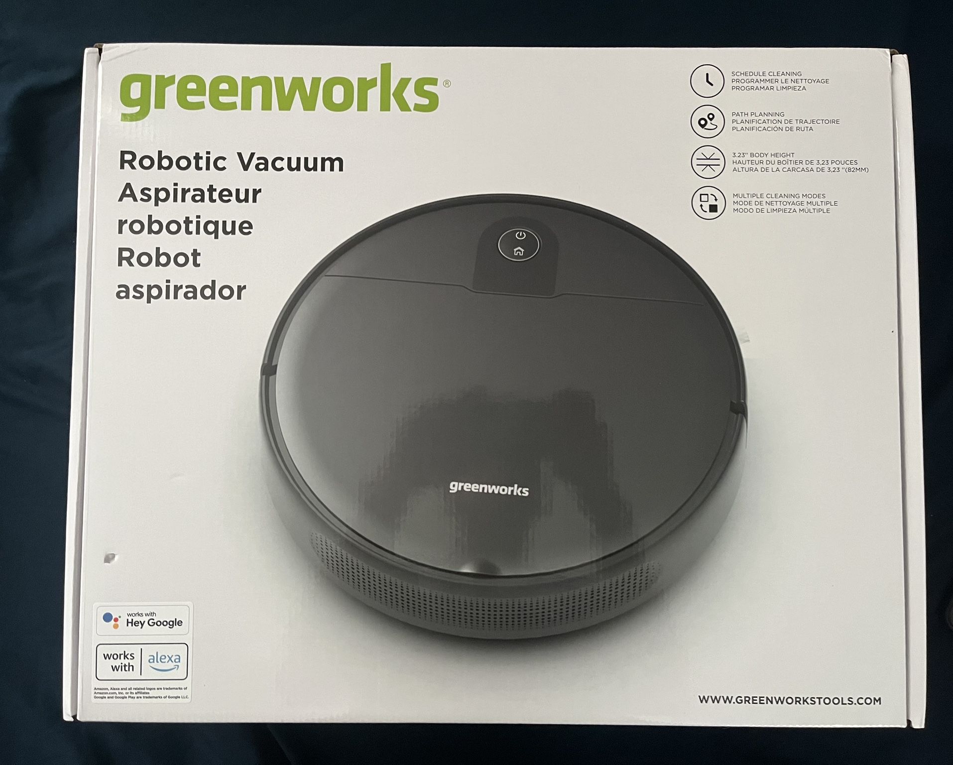 Greenworks Robotic Vacuum GRV-P1010
