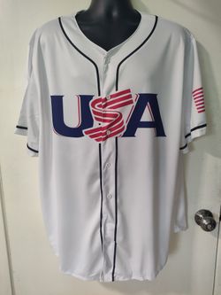 Team USA 250th Anniversary American Bicentennial Baseball Jersey Adult Men's XL