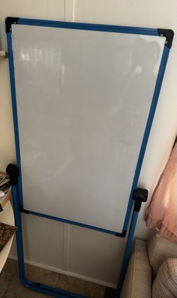 Double sided dry erase board whiteboard