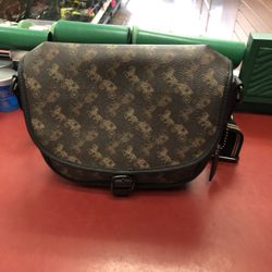 1003 Coach Jacquard Crossbody Charter Purse 547874