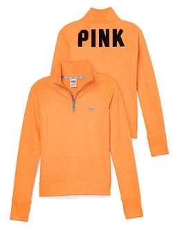 Victorias Secret Pink Half Zip Jacket