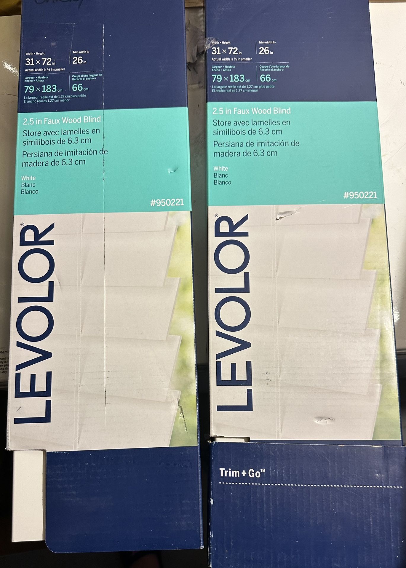 Levolor Faux Wood Blinds