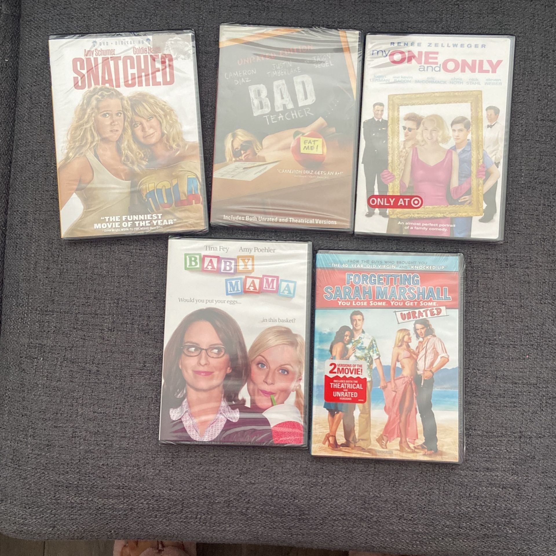5 NEW DVDS