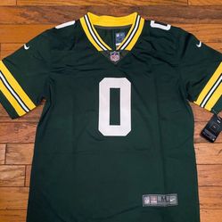  New Green white Mathew Golden Green Bay Packers  Jersey #0