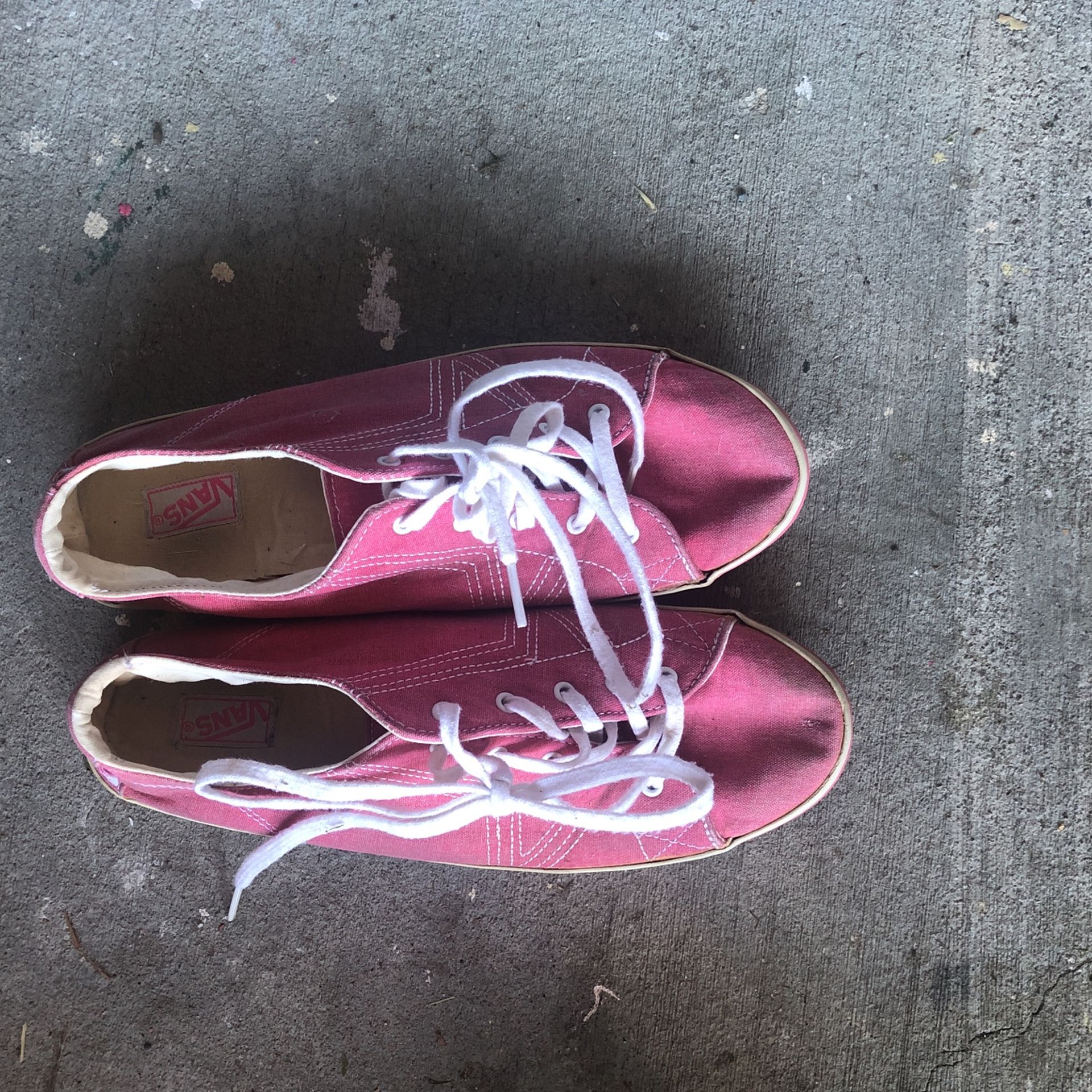 Pink Vans Shoe