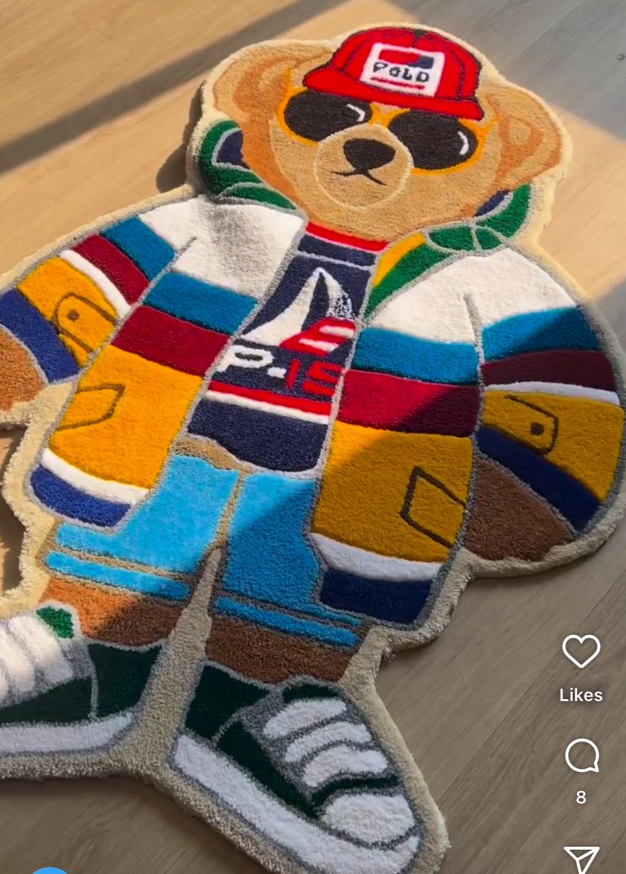 5ft Customize Polo Bear Rug