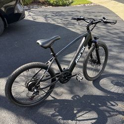 24" Fat Tire Electric Bike for Adults, 540W Motor 25MPH Ebike, 40 Mile Range Electric Mountain Bicycle with Front Suspension & Shimano 7-Speed