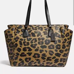 Genuine Coach Leopard Bag