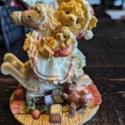 Christmas Teddy Bear Figurine